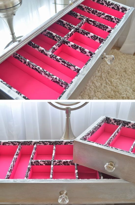 Makeup Drawer | Organize Your Makeup With These 17 Cool DIY Organizer. From Repu...