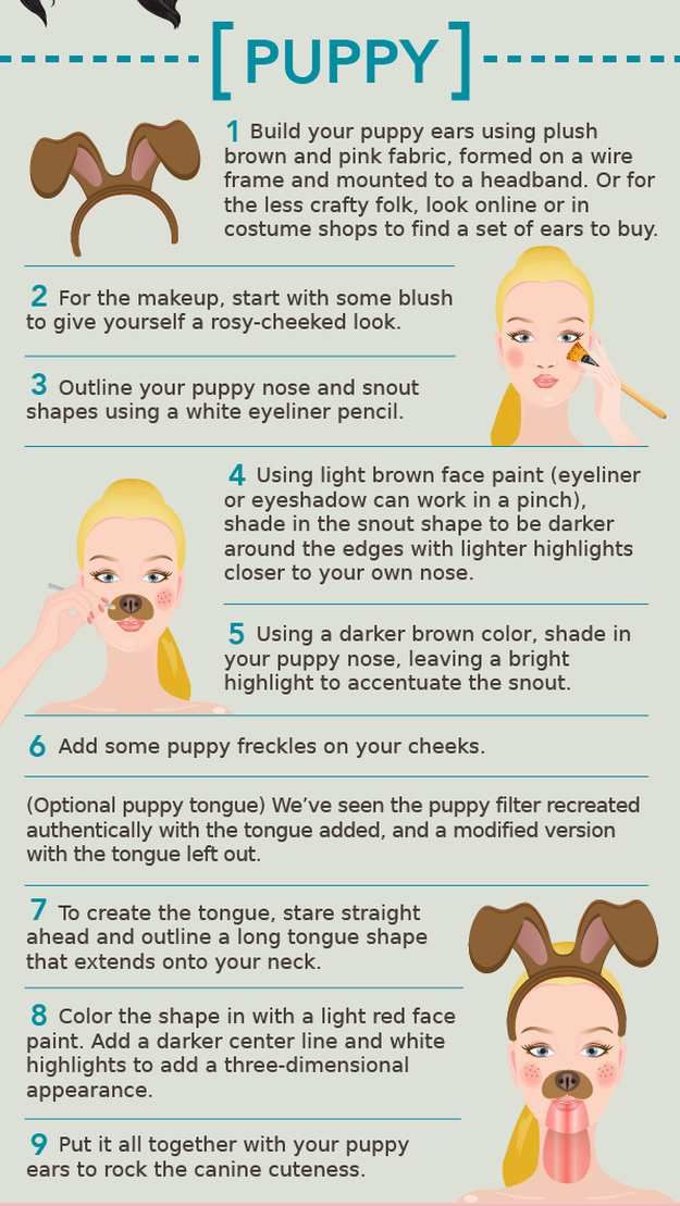 Puppy Snapchat Filter Makeup Tutorial | Easy Snapchat Filter Makeup Tutorial You...