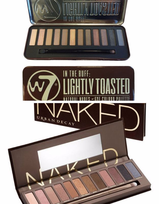 W7 In The Buff Lightly Toasted Versus UD Naked 1 | Budget-Friendly Urban Decay E...