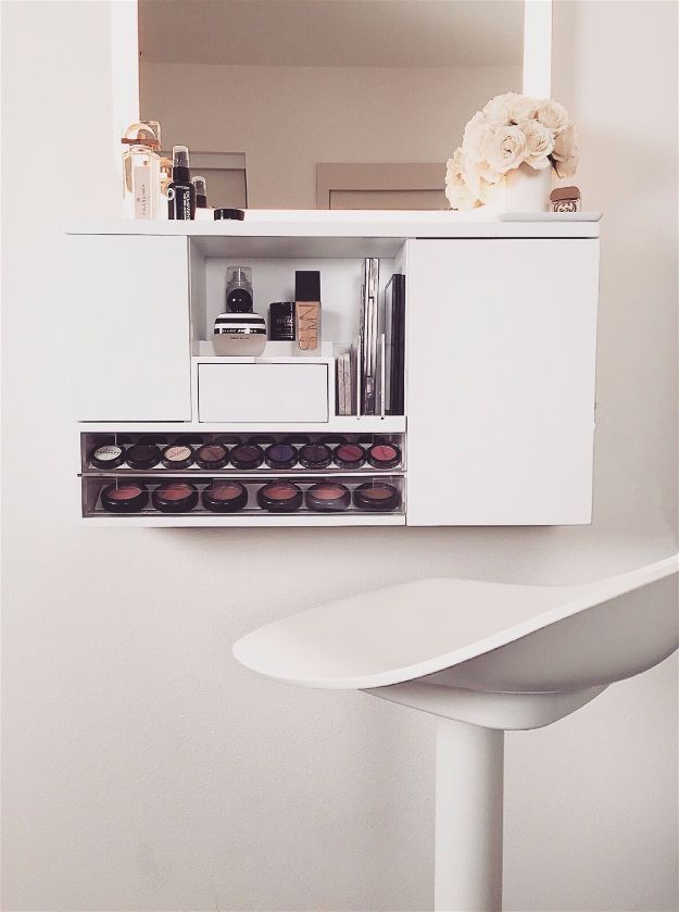 Wall Mount | Cool Makeup Organizers To Give Your Makeup A Proper Home...