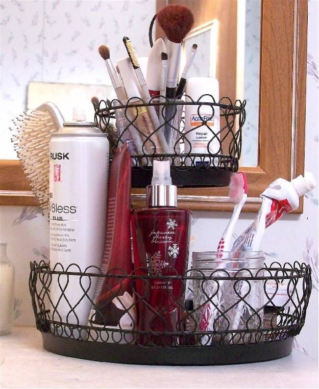 Wire Baskets | Cool Makeup Organizers To Give Your Makeup A Proper Home...