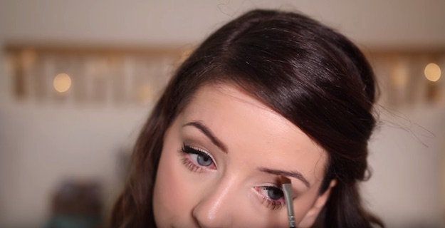 Step 9: Fill Your Brows | Valentine's Day Makeup Tutorial Using Drugstore Pr...