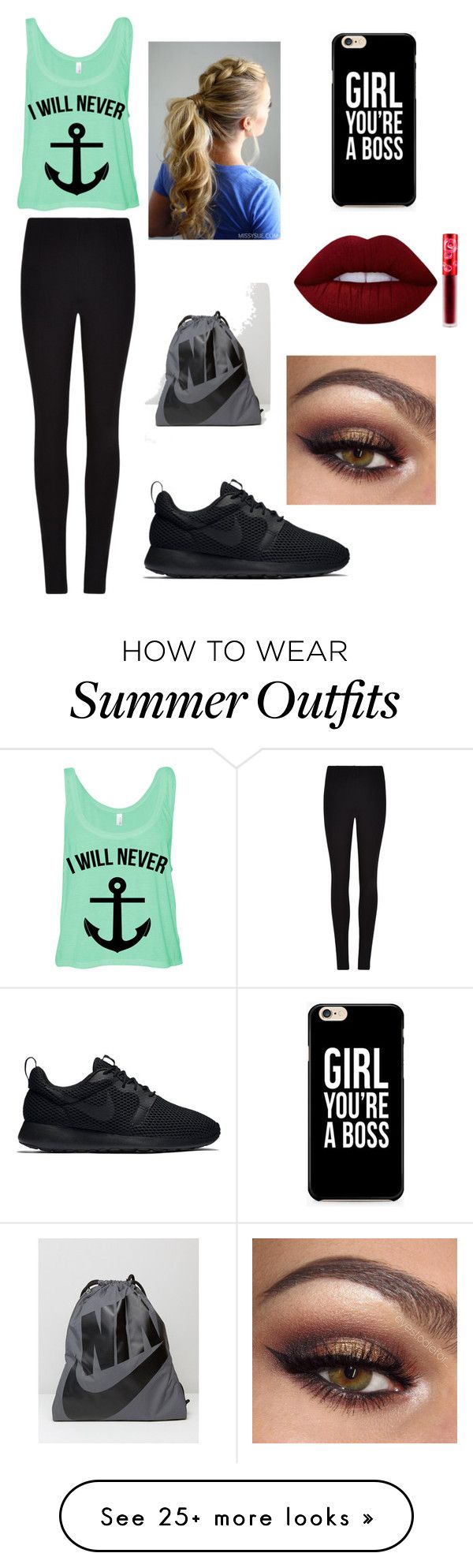 "Athletic day at school" by jordan-woody on Polyvore featuring Winser ...