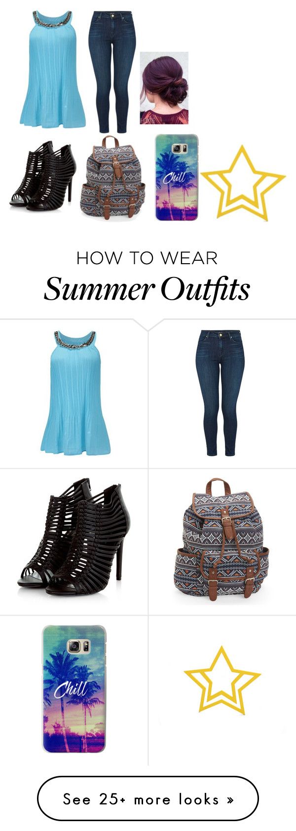 "back to school outfit 2" by hannahstaples-1710 on Polyvore featuring ...