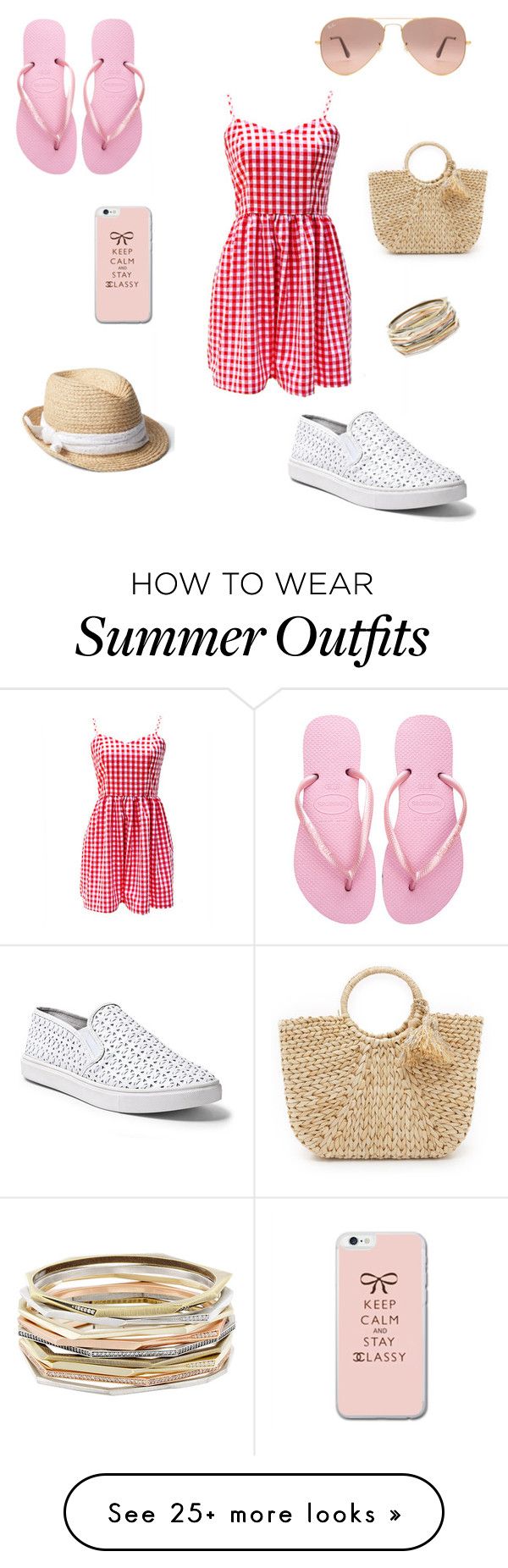 "Beach outfit" by giusynclothes on Polyvore featuring Gap, Steve Madde...