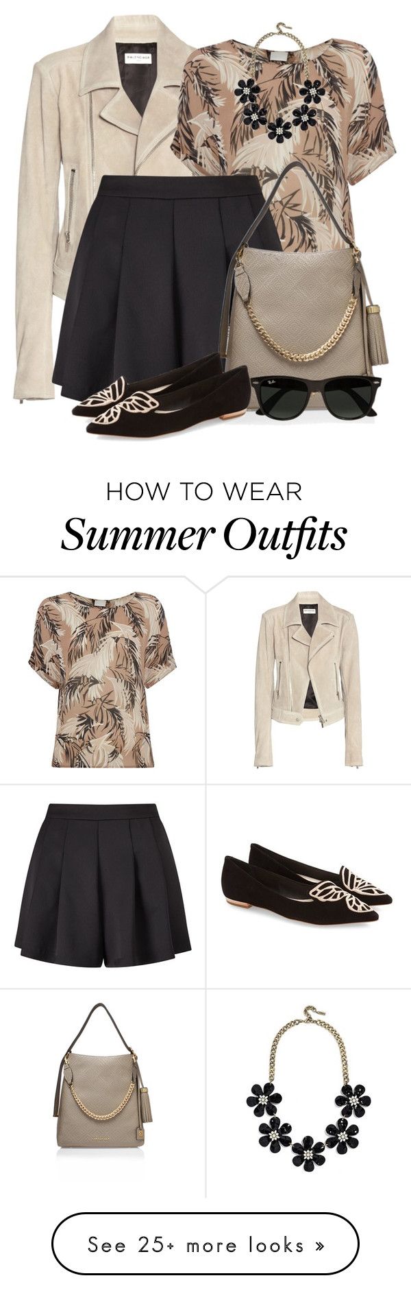 "Black & Beige" by brendariley-1 on Polyvore featuring Balenciaga,...