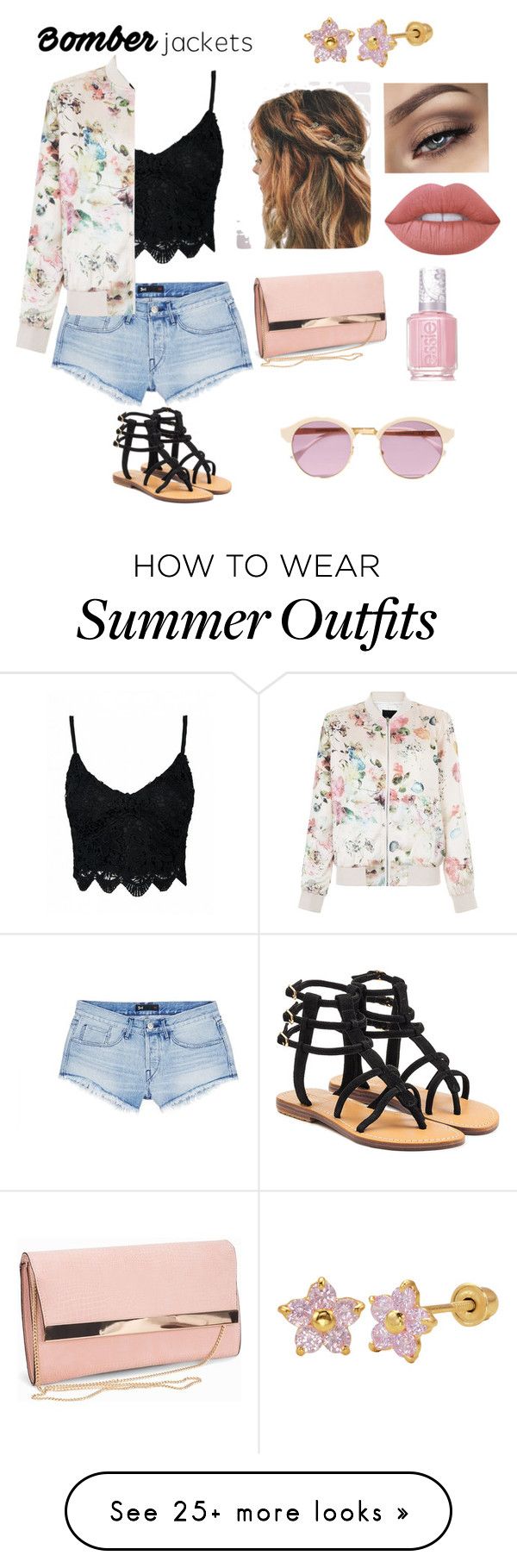 "Bomber jacket outfit" by depressednstressed on Polyvore featuring 3x1...