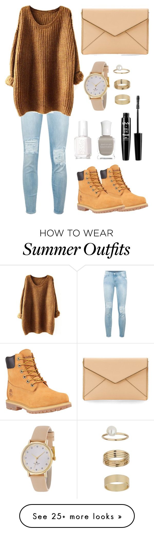 "Casual outfit: Timberlands" by chaaaantelle01 on Polyvore featuring 7...