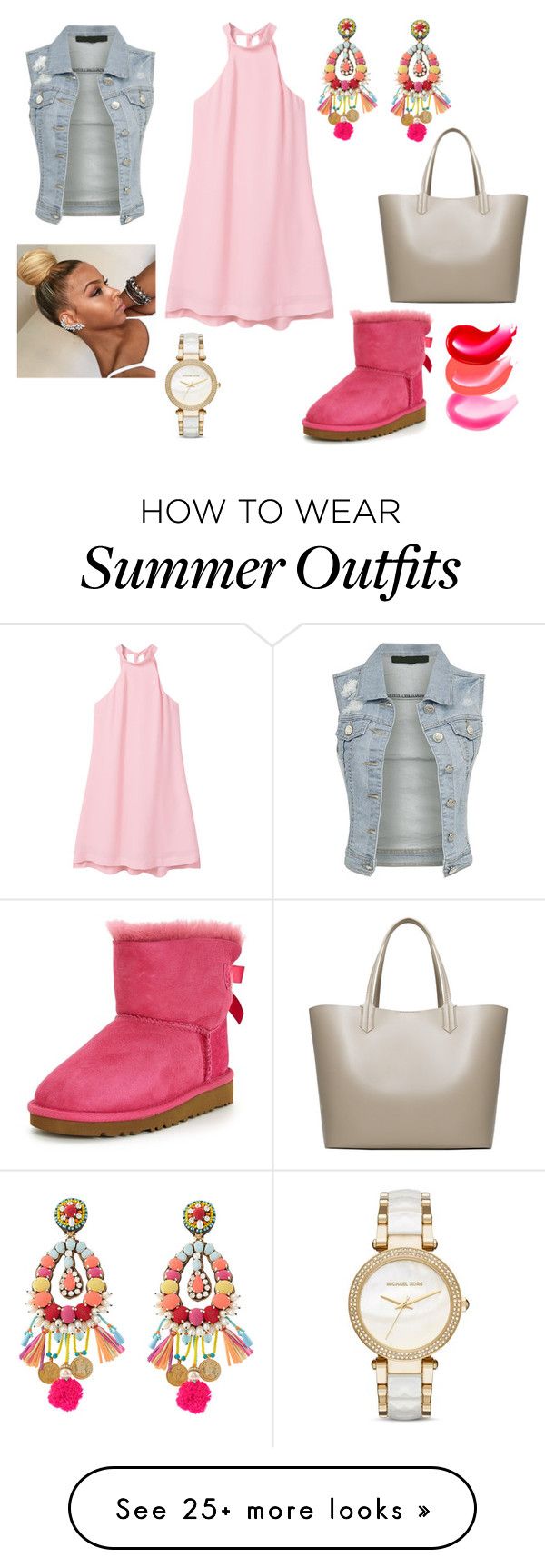 "cute pink outfit" by kaja-232 on Polyvore featuring Ranjana Khan, MAN...