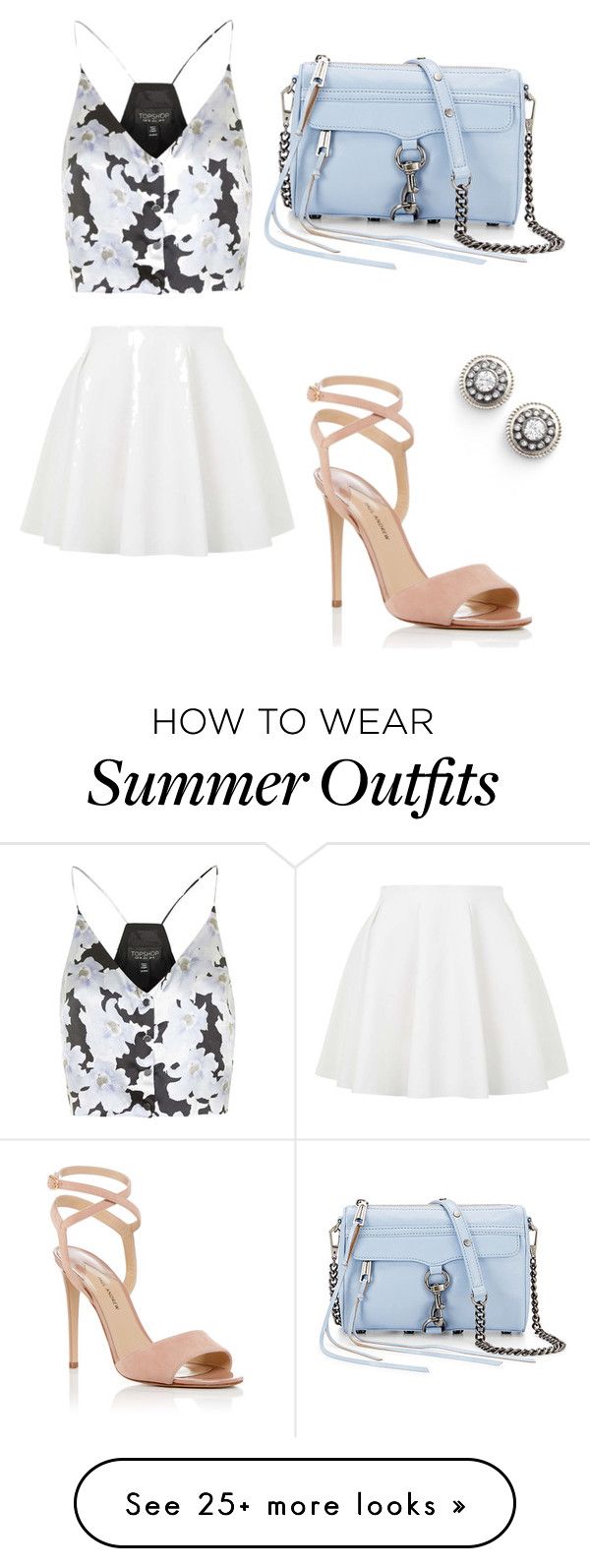 "Cute summer outfit" by esmevillareyes on Polyvore featuring Topshop, ...