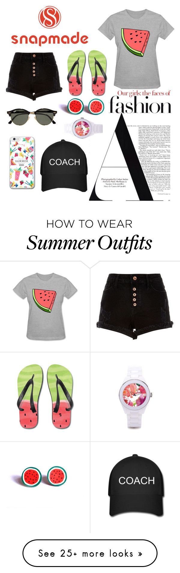 "Cute Watermelon Summer Outfit (snapmade.com)" by abbygraceo on Polyvo...