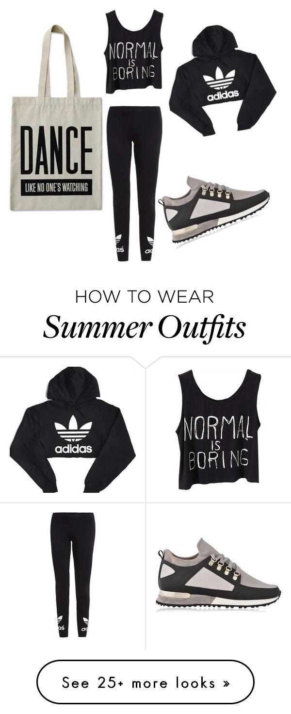"Dance outfit" by mirol-style on Polyvore featuring adidas Originals, ...