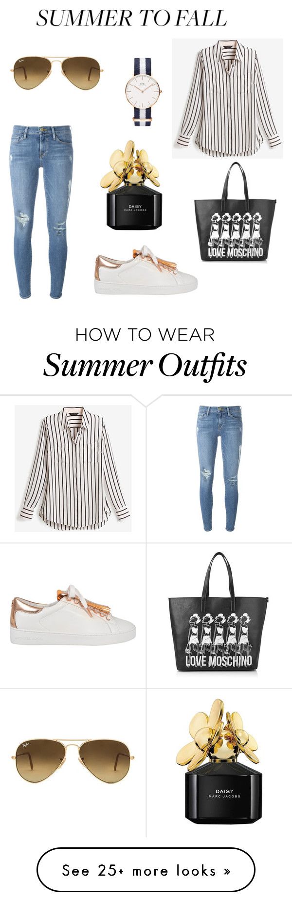"Go To Outfit" by sarah-rei on Polyvore featuring Frame Denim, White H...
