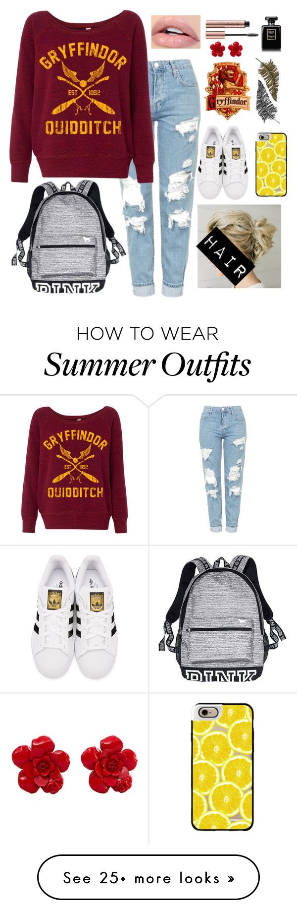 "Gryffindor Inspired Outfit ❤️" by natalie999 on Polyvore featurin...