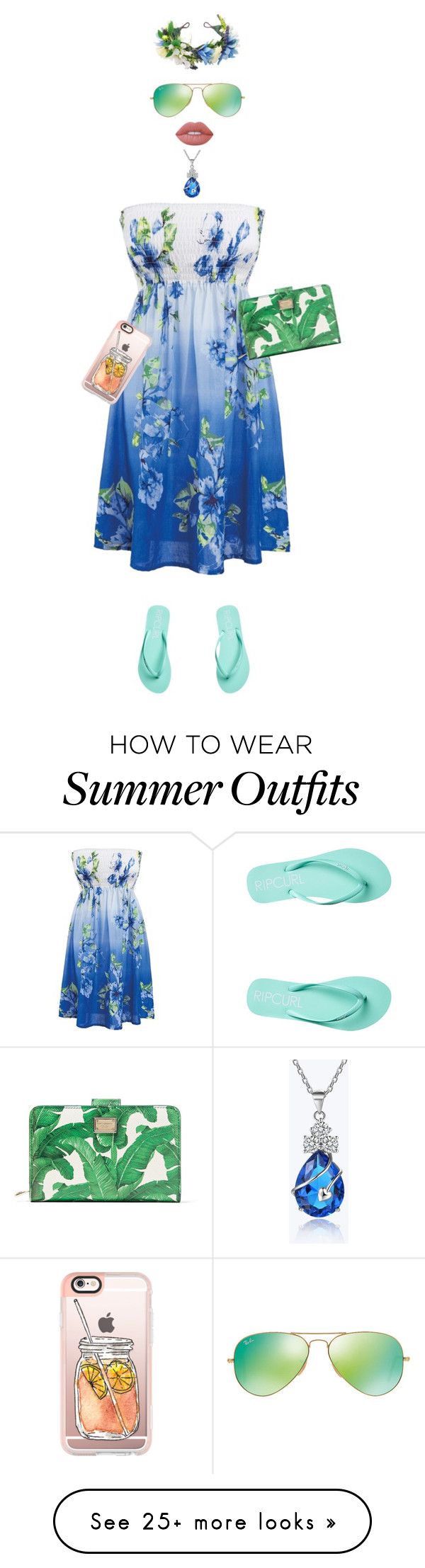 "Island retreat" by brooklynjadetoni on Polyvore featuring Dolce&G...