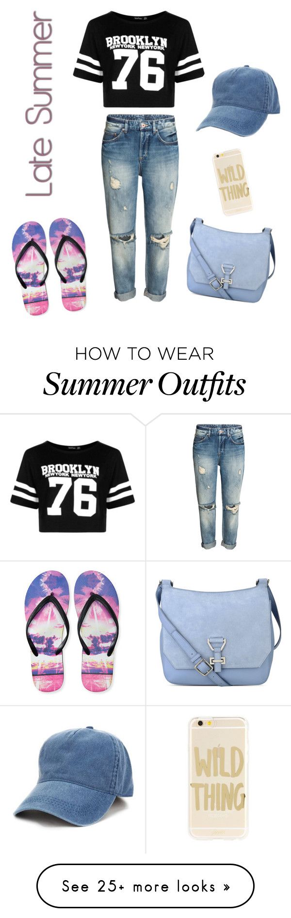 "Late Summer Chill Outfit" by scamper623 on Polyvore featuring Boohoo,...