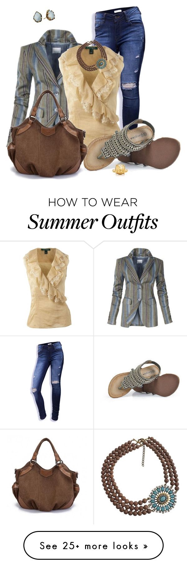 "Lunch Date" by jacci0528 on Polyvore featuring Skylton, Lauren Ralph ...