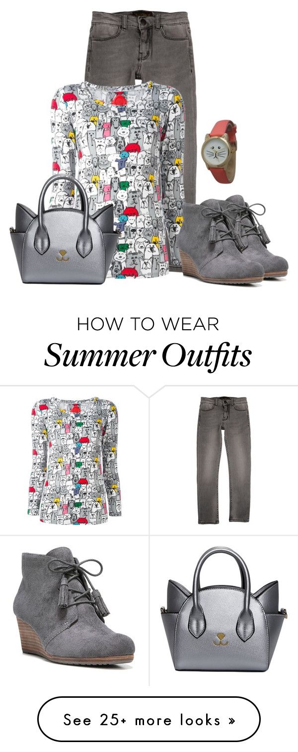 "Meow" by sjlew on Polyvore featuring Finger in the Nose, UltrÃ chic...