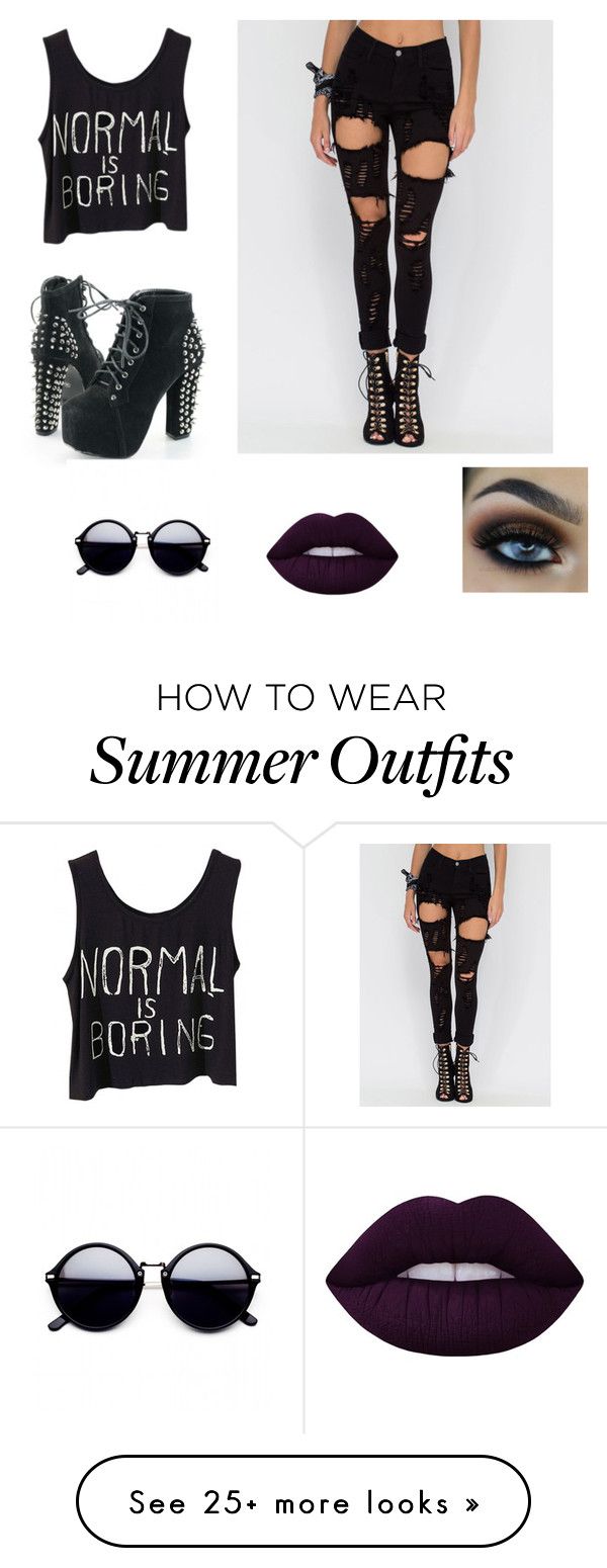 "My First Polyvore Outfit" by blairbear7150 on Polyvore featuring Lime...