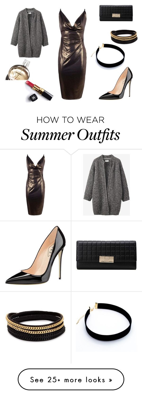 "night outfit" by biagwb on Polyvore featuring Boohoo, Toast, Vita Fed...