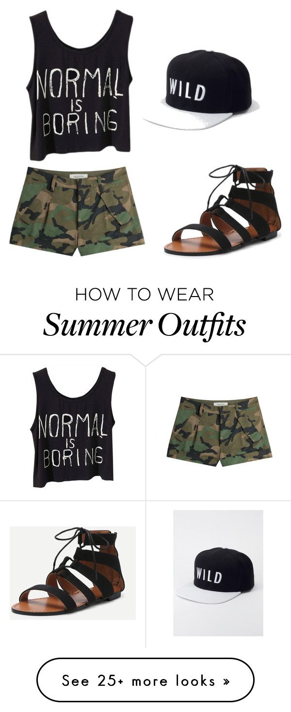"outfit 1" by robolover on Polyvore featuring Valentino and Kill Brand...