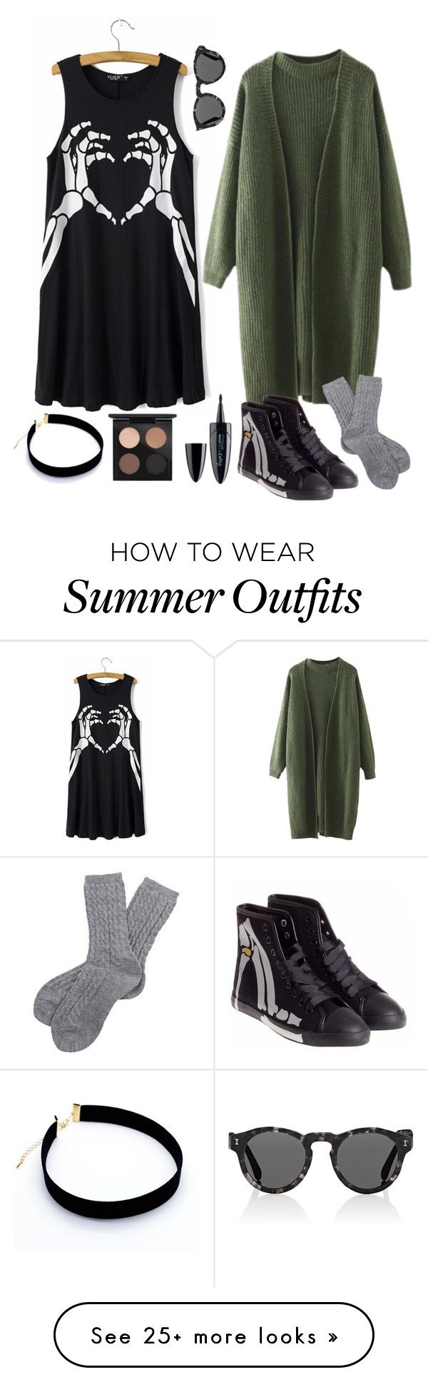 "Outfit 239" by xkhione on Polyvore featuring Be & D, Barbour, MAC...