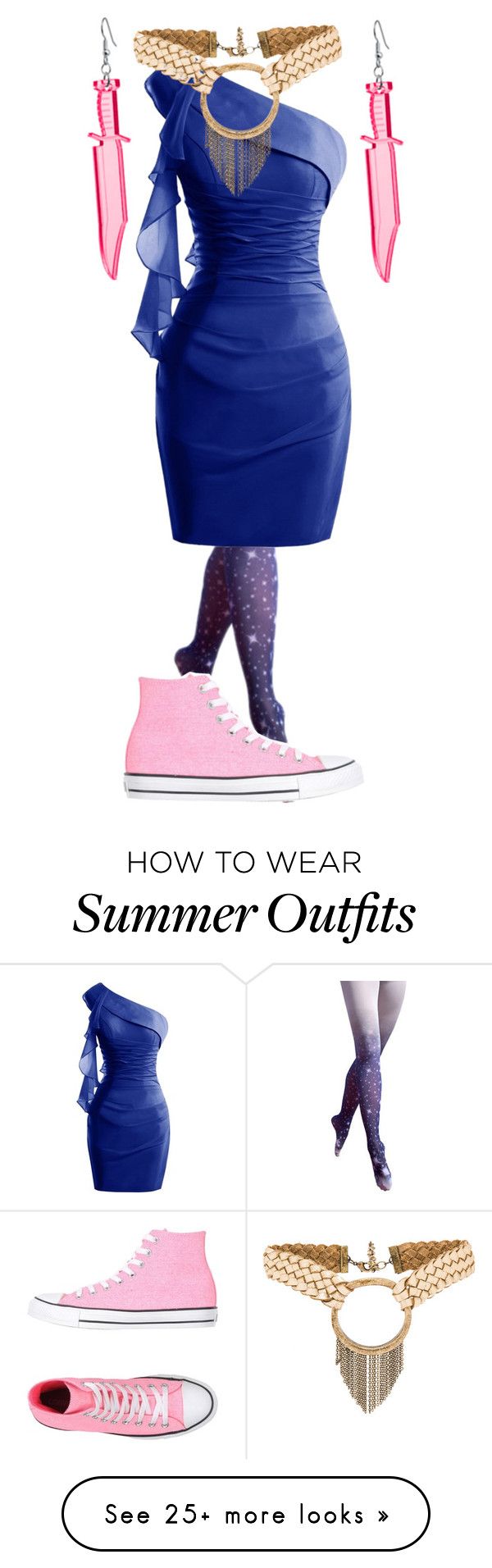 "outfit 24" by imanerd2298 on Polyvore featuring Converse and Ettika...