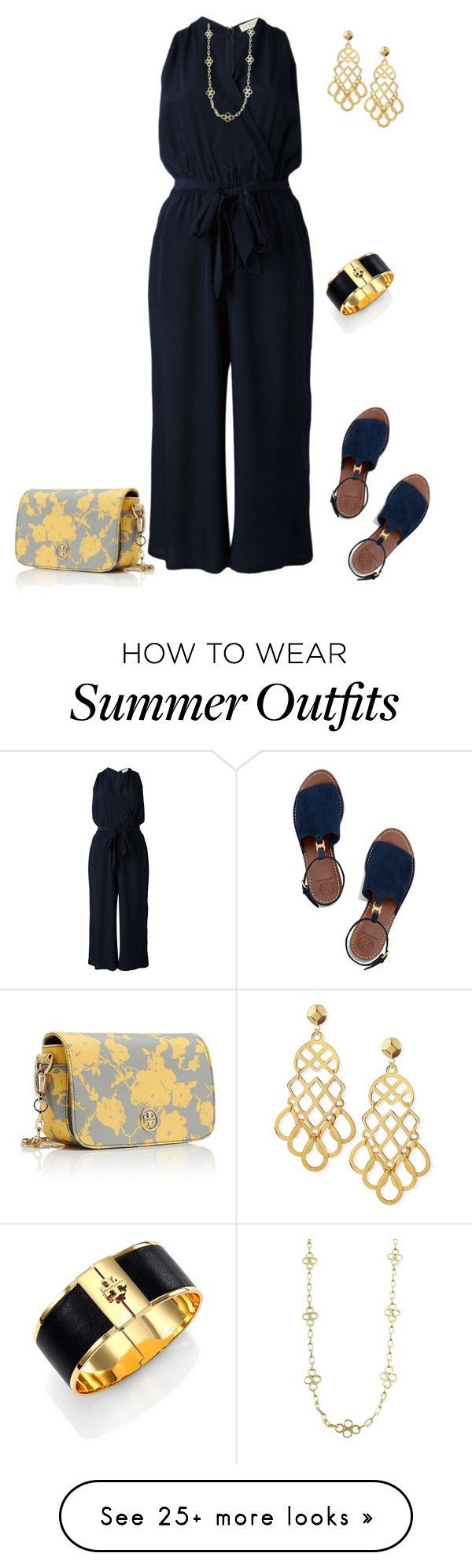 "outfit 4746" by natalyag on Polyvore featuring Tory Burch...