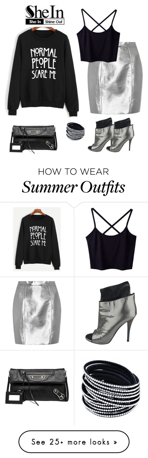 "outfit 4760" by natalyag on Polyvore featuring Giuseppe Zanotti, Yves...