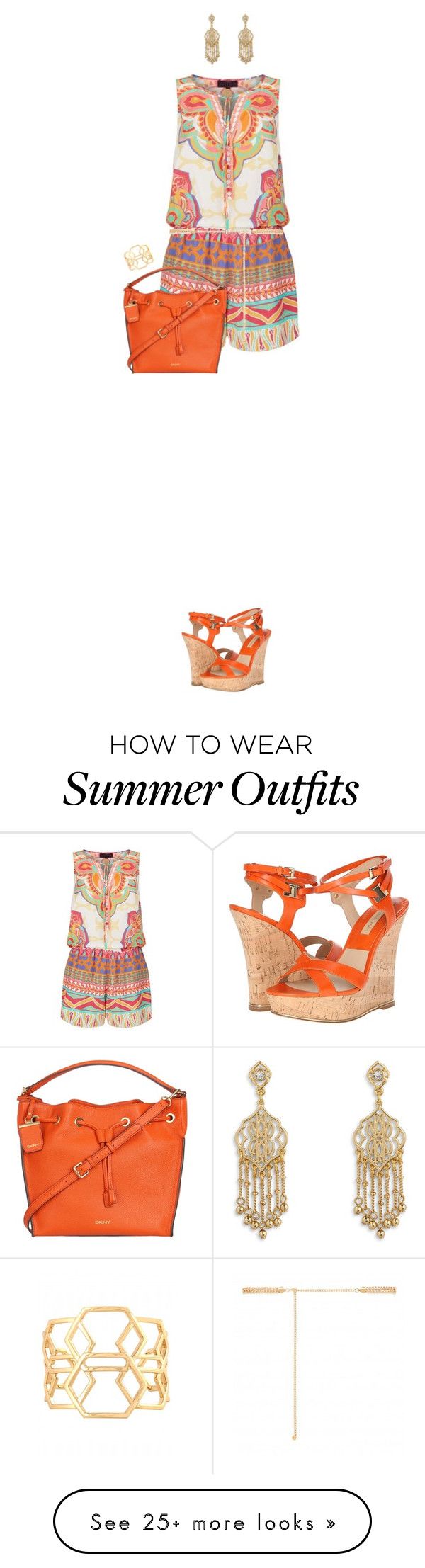 "Rompers For Summer" by ittie-kittie on Polyvore featuring Hale Bob, F...