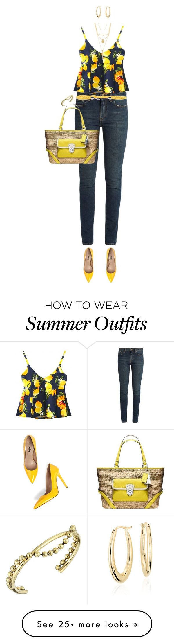 "Spaghetti Strap Tops For Summer" by ittie-kittie on Polyvore featurin...