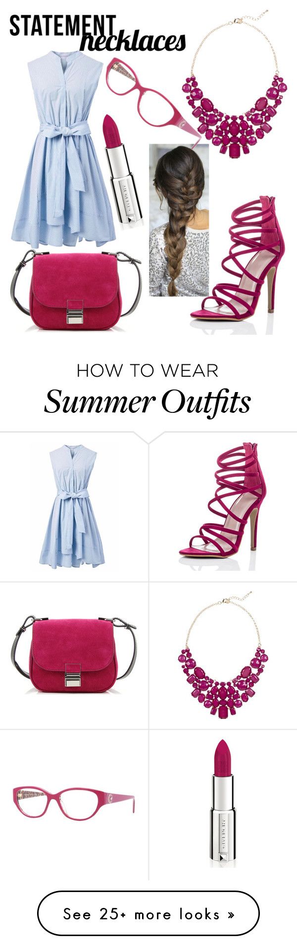 "Statement Necklace Contest Outfit" by keearnest on Polyvore featuring...