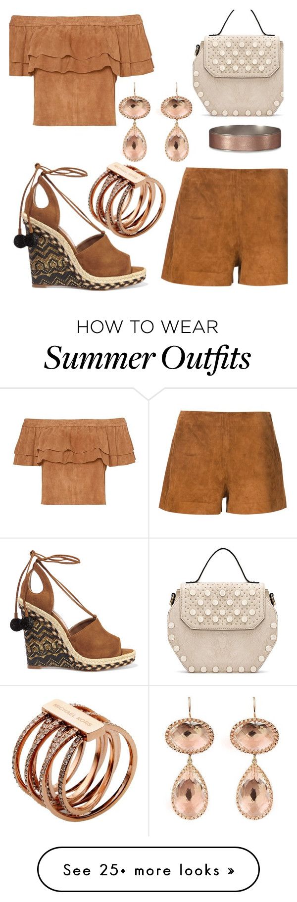"Suede Outfit Summer To Fall" by deborah-calton on Polyvore featuring ...