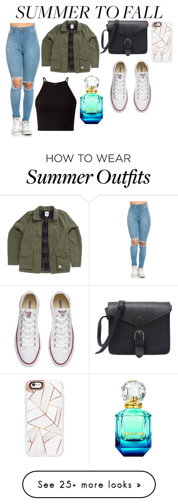 "Summer Fall Outfit" by tia1351 on Polyvore featuring Vans, Converse a...