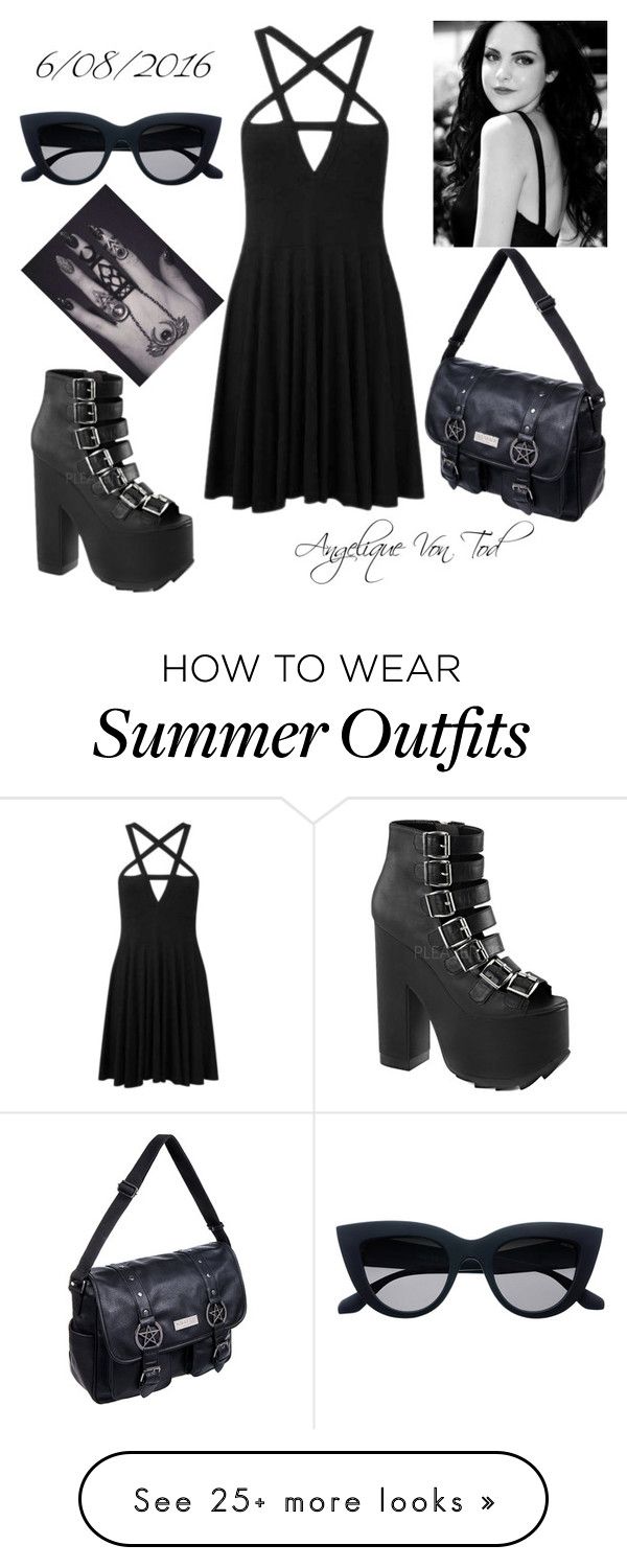 "Summer Gothic Outfit" by angelique-von-tod on Polyvore featuring Kill...