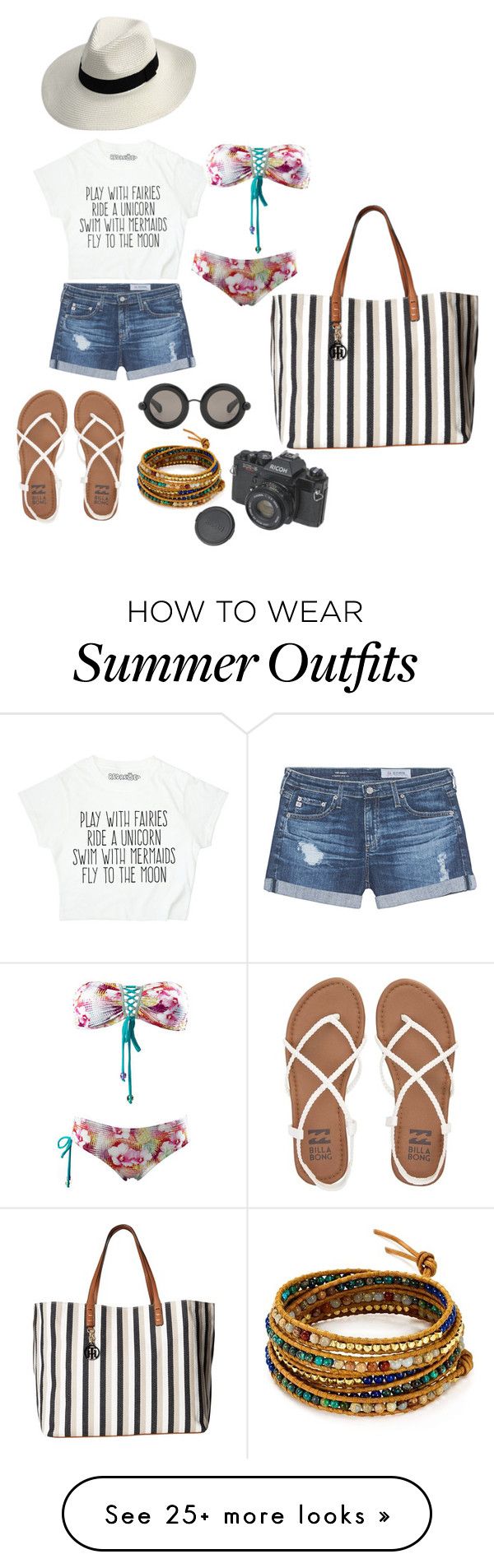 "summer in style" by muslifa on Polyvore featuring AG Adriano Goldschm...