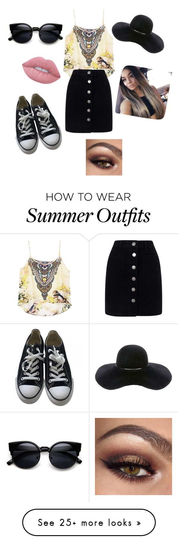 "Summer outfit" by aaliyah-buckley on Polyvore featuring Miss Selfridg...