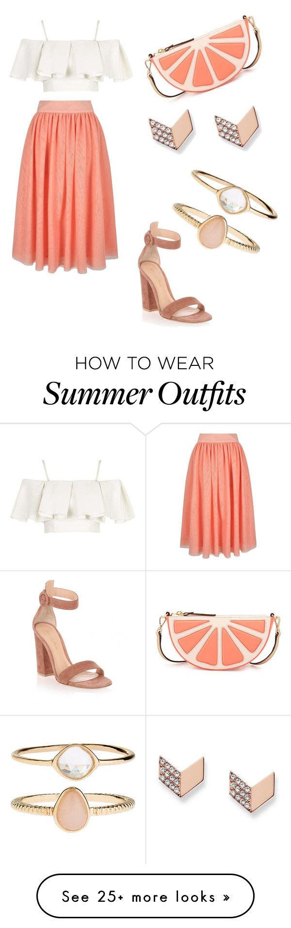 "Summer outfit" by carolina-frezza on Polyvore featuring Yumi, Topshop...