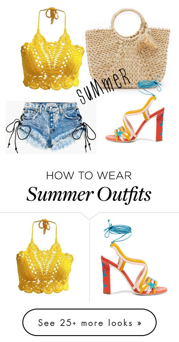 "Summer outfit" by diseneitorforever on Polyvore featuring Hat Attack,...