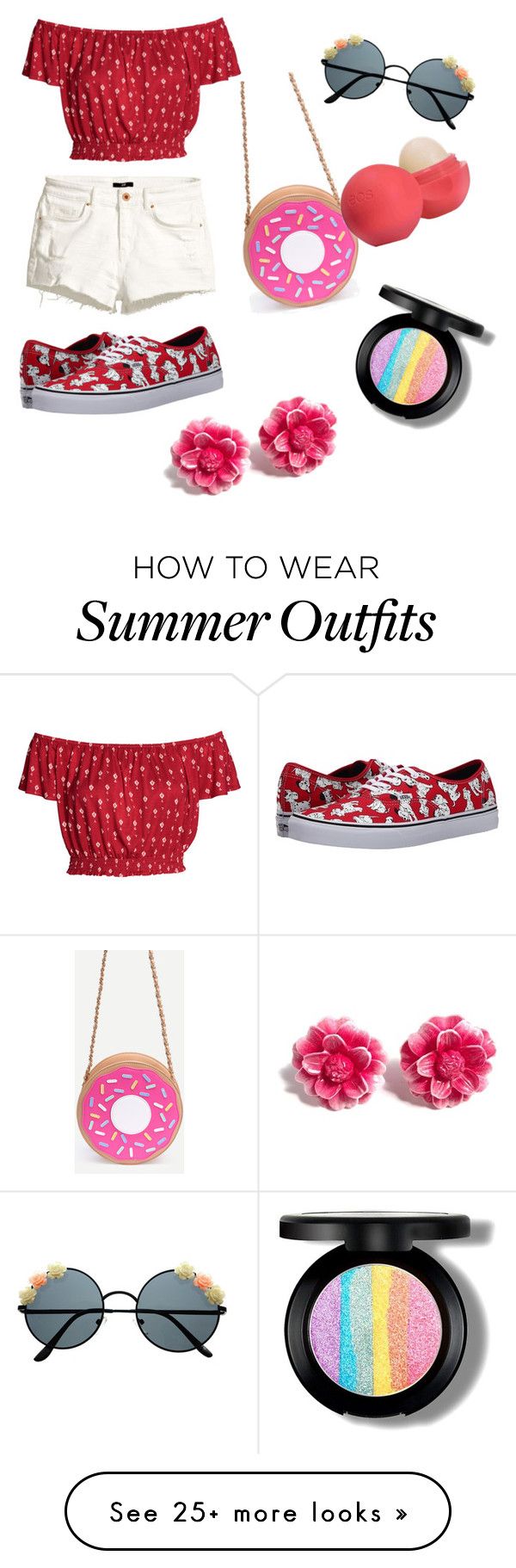 "summer outfit " by kyliekendall-1 on Polyvore featuring H&M, Vans...