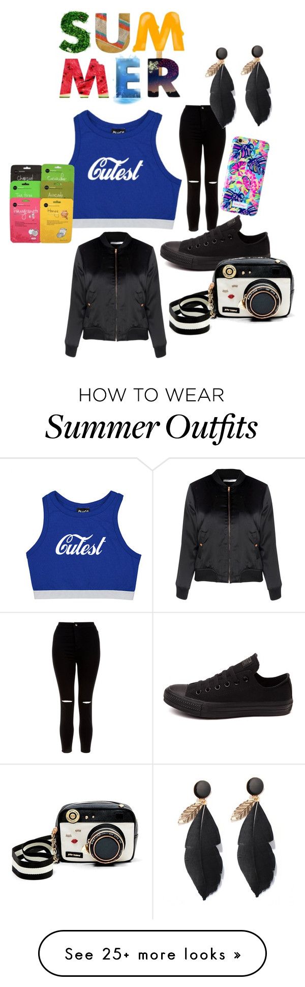 "Summer outfit" by lola44442 on Polyvore featuring New Look, Glamorous...