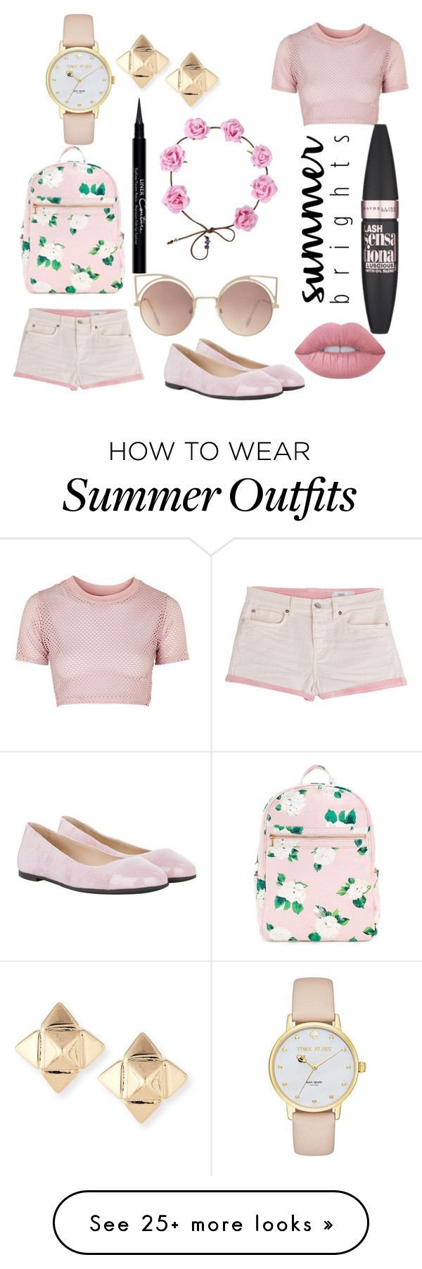 "summer outfit" by viki-malnasiova on Polyvore featuring Topshop, Clos...