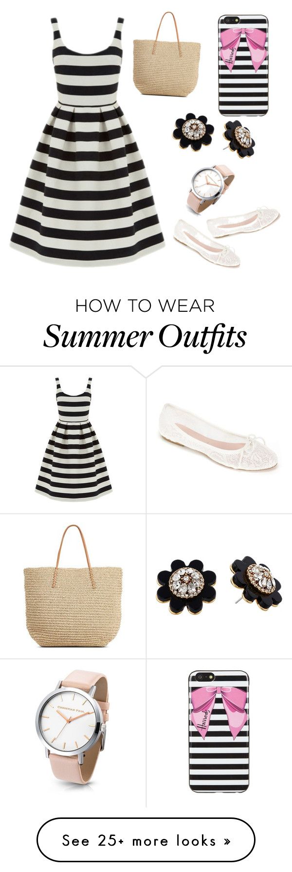 "Summer outfits#5" by thediamondkitty on Polyvore featuring Warehouse,...