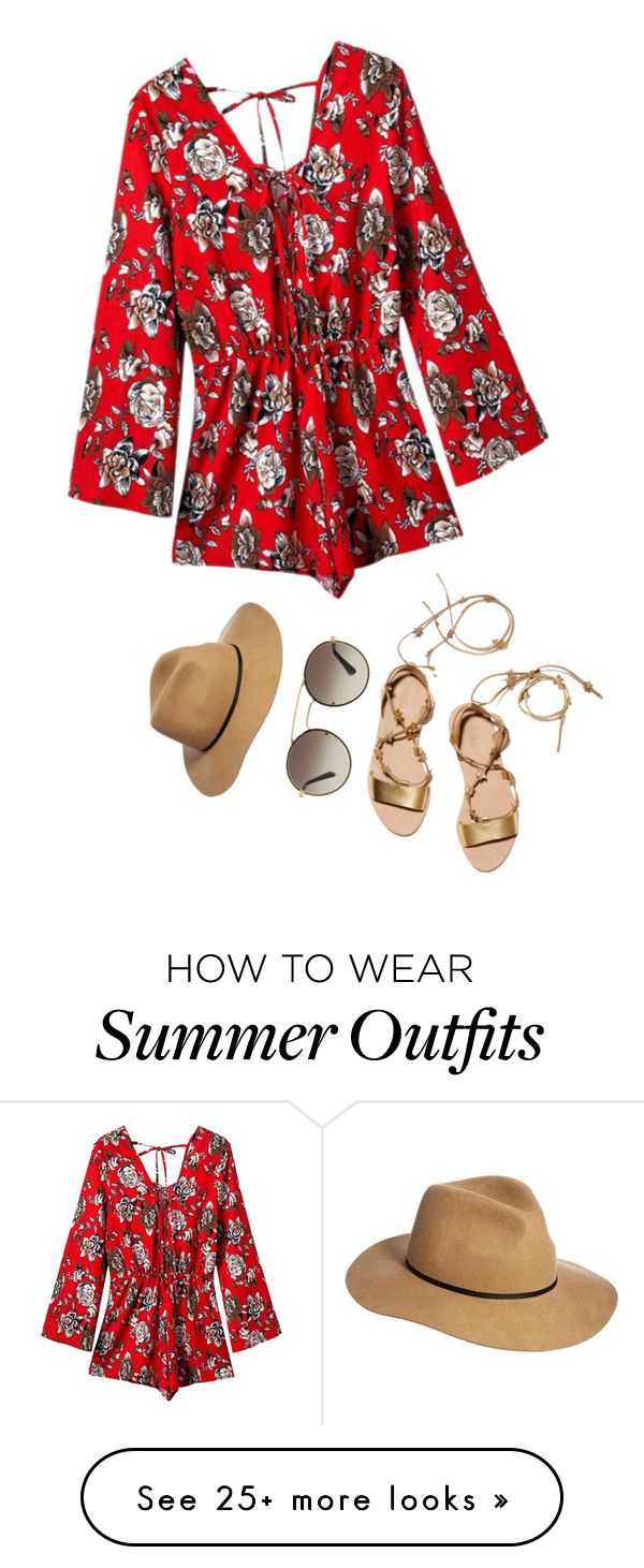 "Summer Romper" by arilubl on Polyvore featuring Chicnova Fashion, Loe...