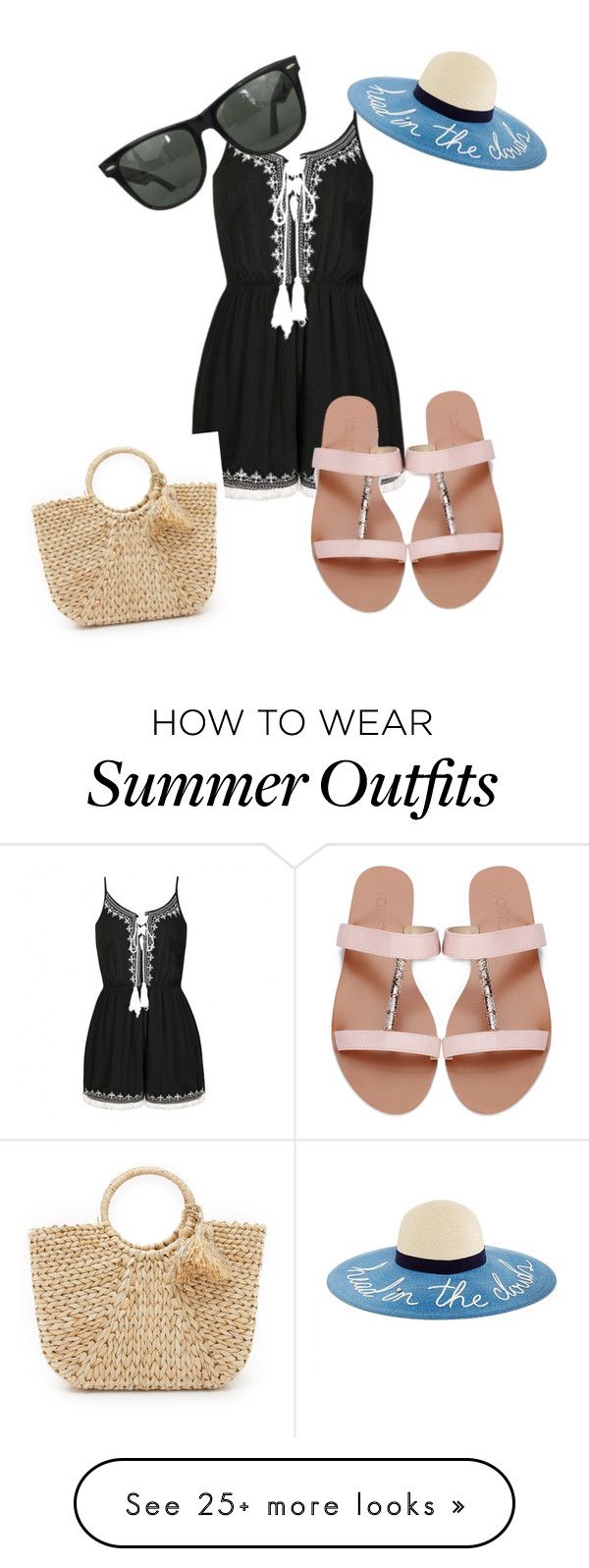 "Summer Romper" by levoral on Polyvore featuring Ally Fashion, Ray-Ban...