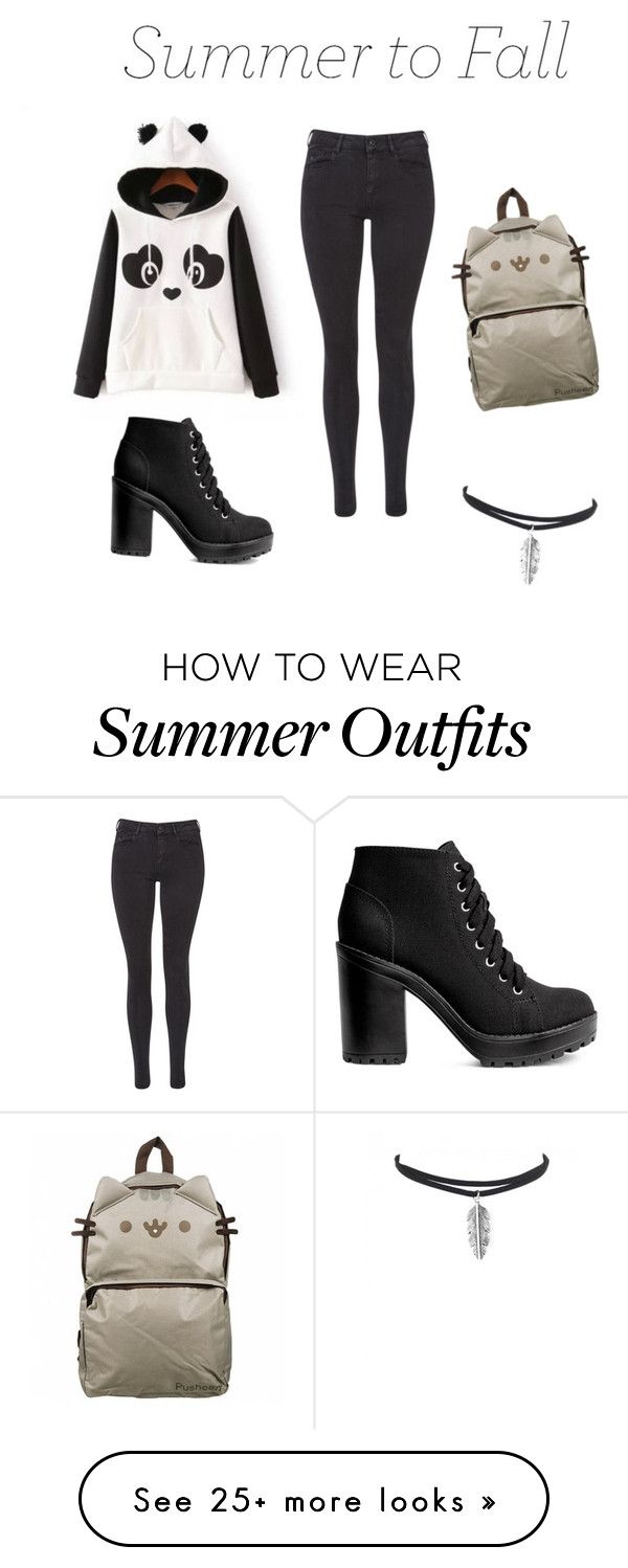 "Summer to Fall Outfit " by janafliesaway on Polyvore featuring Maison...