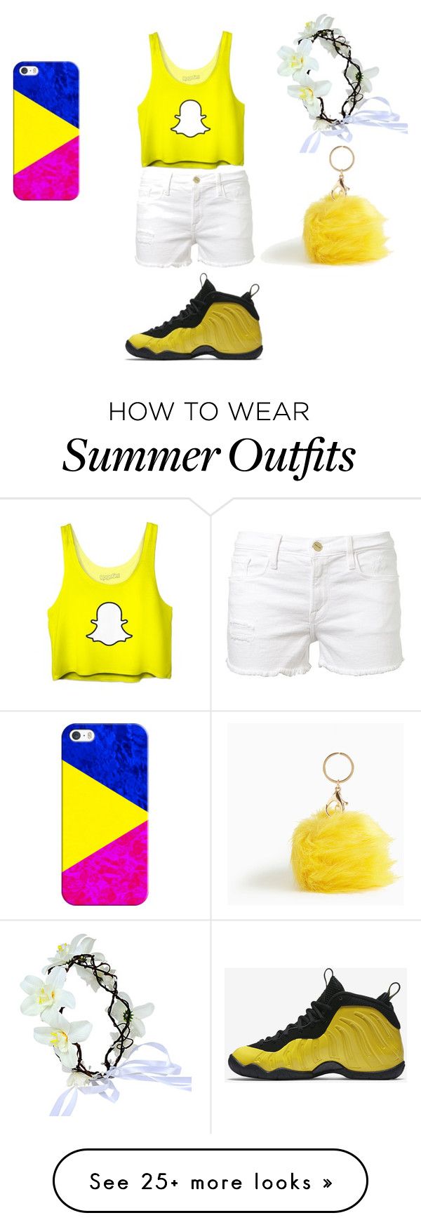 "yellow outfit for my neice" by queenonfleek09 on Polyvore featuring F...