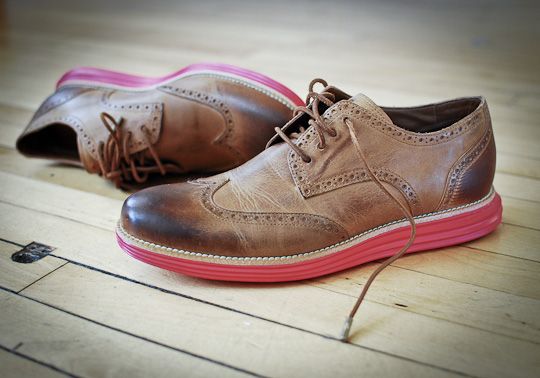 Cole Haan LunarGrand Wingtip in Leather...