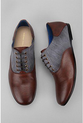 Hawkings McGill Leather Chambray Oxford...