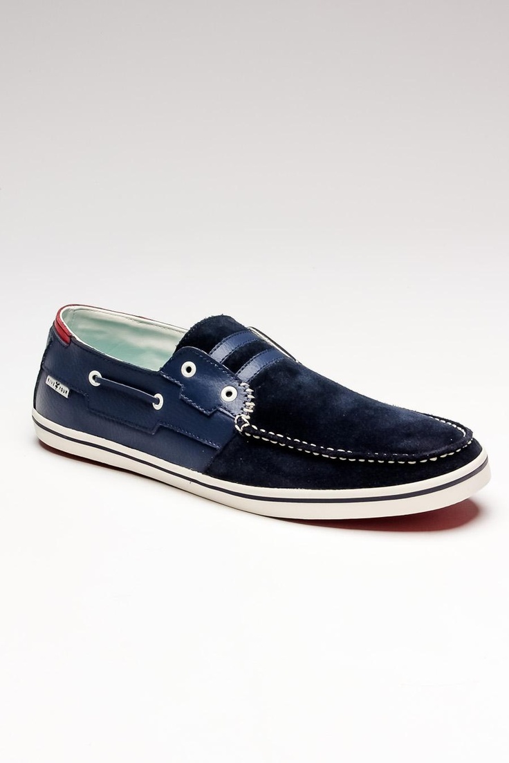 Leather & Suede Navy Shoes....
